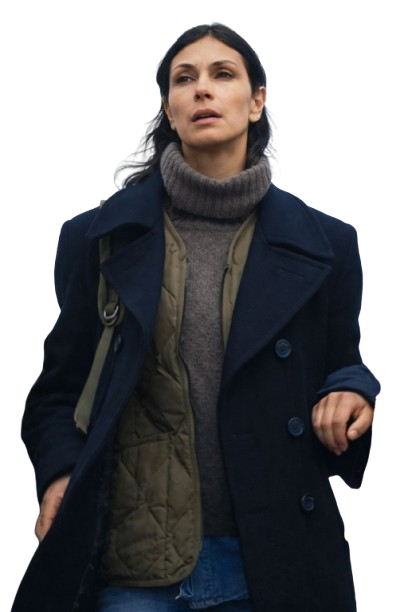 Greenland 2 Migration Morena Baccarin Coat - Image 2